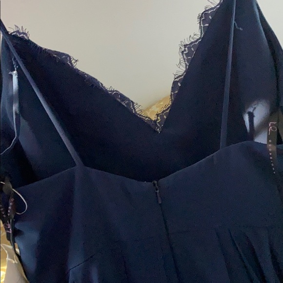 NWT HAYLEY PAIGE DRESSES 5810 Navy/Indigo PROM WEDDING Size 10 - Picture 11 of 11